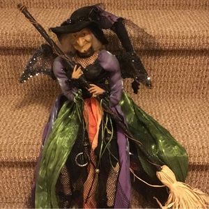 Fancy Witch on a Broom